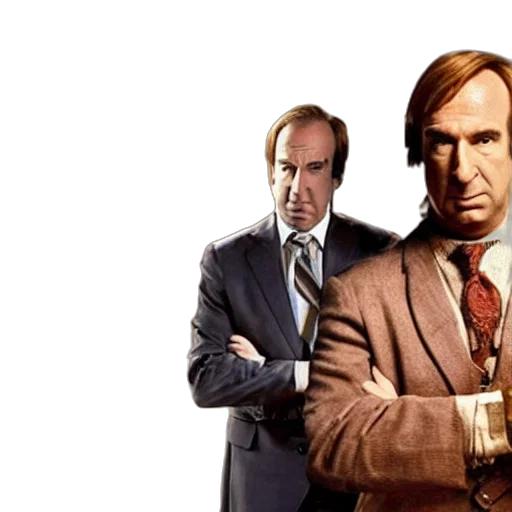 jacket, face, staff, saul transparent PNG cut-out