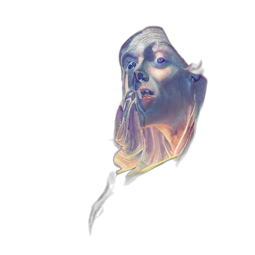 face, mask, creature, hair transparent PNG cut-out