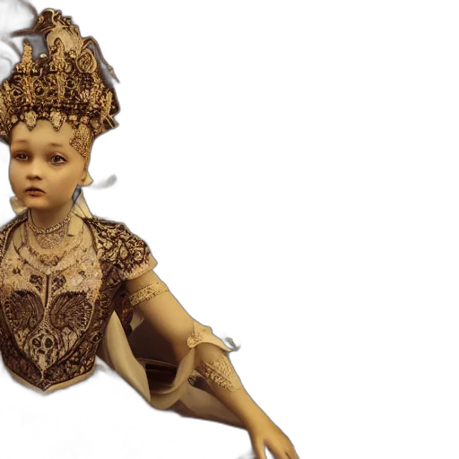 crown, 3d render, concept art, photorealistic transparent PNG cut-out