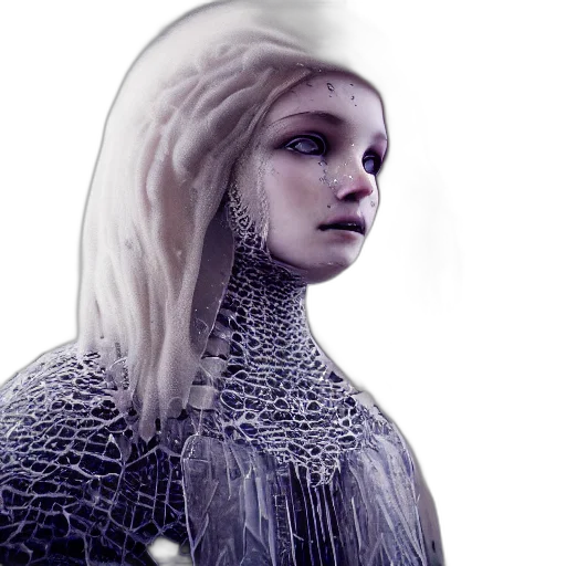 hair, face, concept art, fantasy art transparent PNG cut-out
