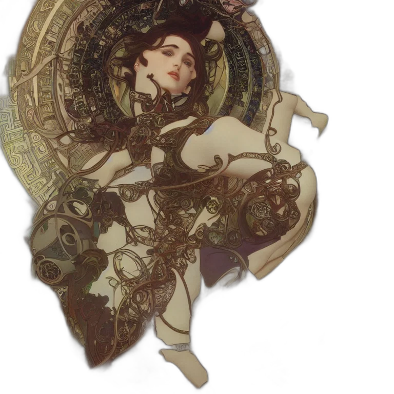 crown, mask, dress, staff transparent PNG cut-out