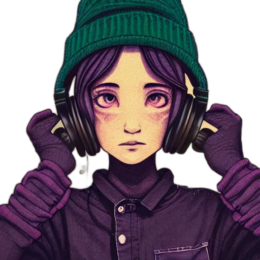 face, hat, jacket, mask transparent PNG cut-out