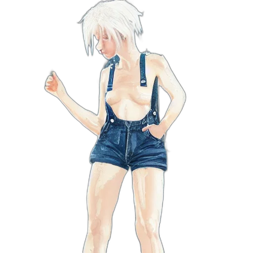dress, jacket, weapon, concept art transparent PNG cut-out