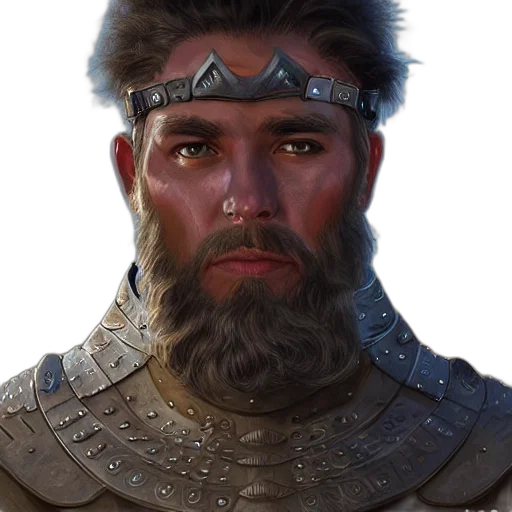 face, sword, crown, staff transparent PNG cut-out