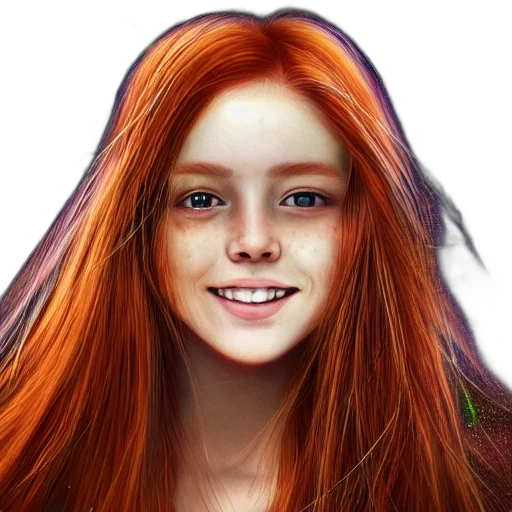 face, hair, photorealistic, fantasy art transparent PNG cut-out