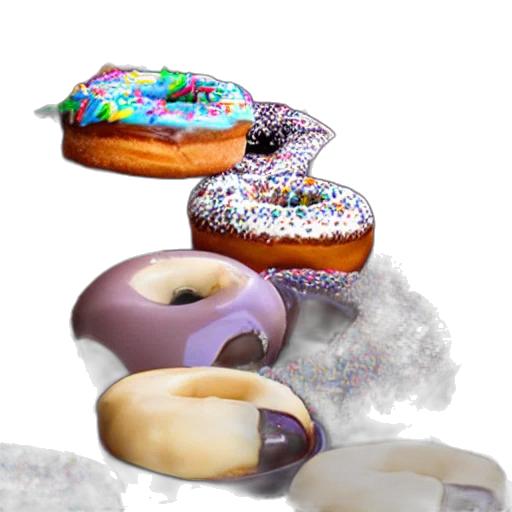 food, jewelry, 3d render, photorealistic transparent PNG cut-out