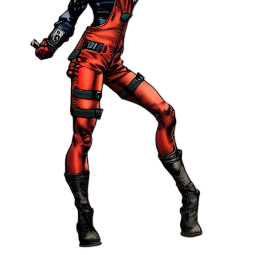 comic book art, concept art, 3d render, pixel art transparent PNG cut-out
