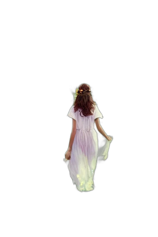 dress, creature, hair, mask transparent PNG cut-out