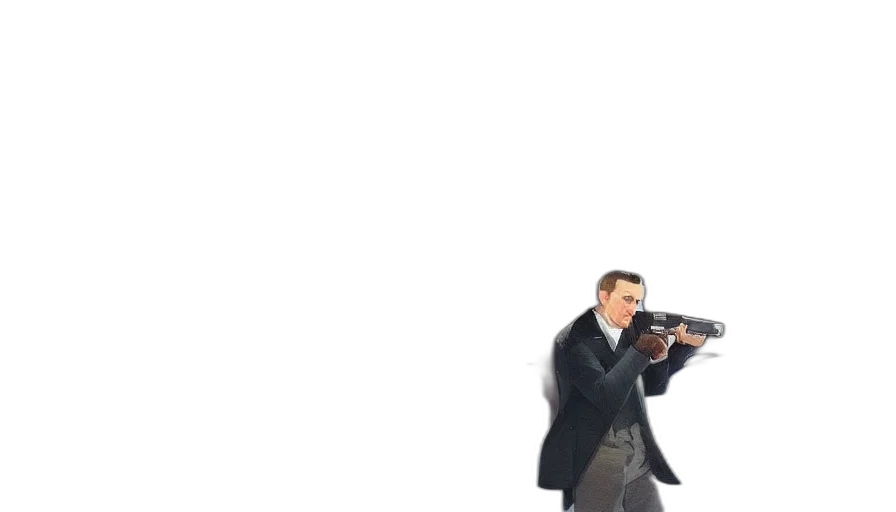 weapon, staff, jacket, animal transparent PNG cut-out