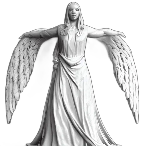 dress, staff, fantasy art, concept art transparent PNG cut-out