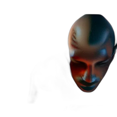 mask, face, robot, creature transparent PNG cut-out