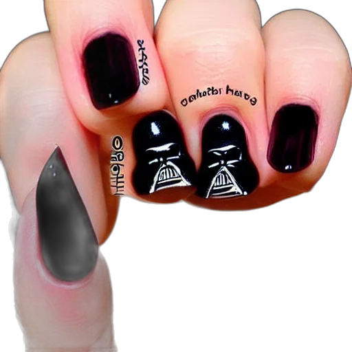 photorealistic, dark, monochrome, darth transparent PNG cut-out