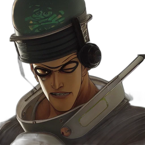 hat, staff, weapon, face transparent PNG cut-out