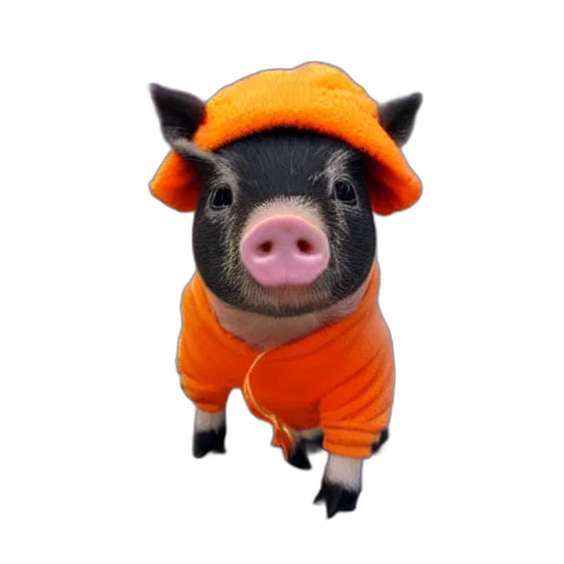 animal, hat, creature, dress transparent PNG cut-out