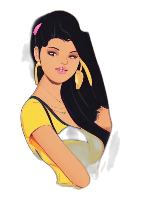 dress, jewelry, cartoon, pixel art transparent PNG cut-out