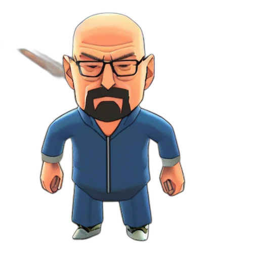 staff, cartoon, concept art, 3d render transparent PNG cut-out