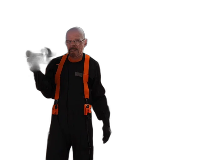 staff, jacket, weapon, robot transparent PNG cut-out