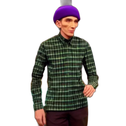 jacket, hat, creature, face transparent PNG cut-out