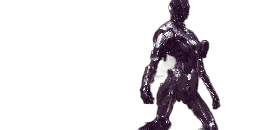 robot, creature, 3d render, concept art transparent PNG cut-out