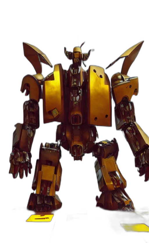 robot, weapon, concept art, 3d render transparent PNG cut-out