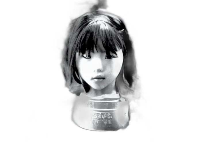 bottle, face, mask, hair transparent PNG cut-out