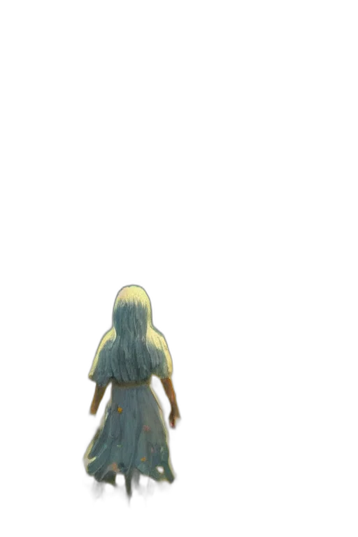 dress, creature, robot, hair transparent PNG cut-out