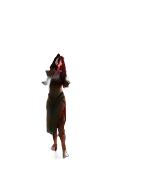 creature, staff, animal, dress transparent PNG cut-out