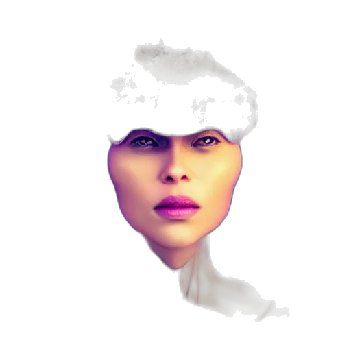 face, mask, robot, crown transparent PNG cut-out