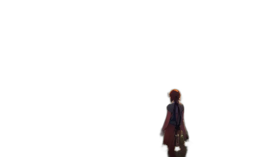 dress, weapon, robot, staff transparent PNG cut-out