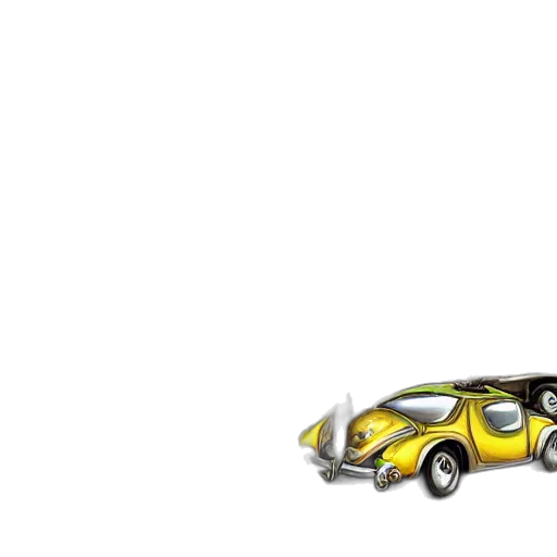 car, concept art, 3d render, photorealistic transparent PNG cut-out