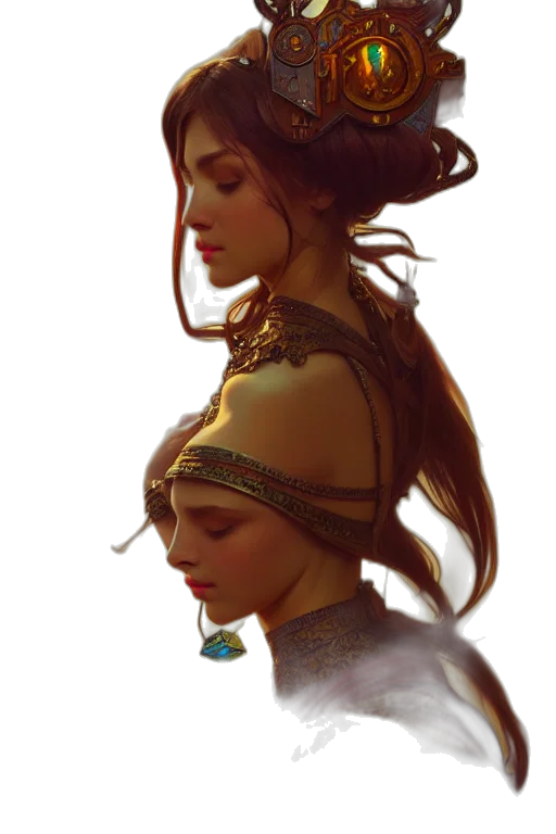 crown, jewelry, face, mask transparent PNG cut-out