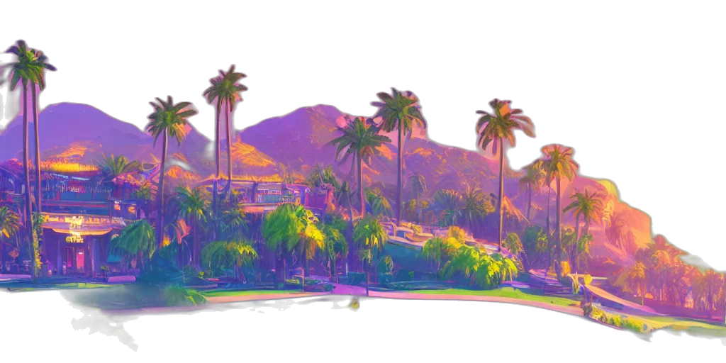 vaporwave, concept art, photorealistic, watercolor transparent PNG cut-out