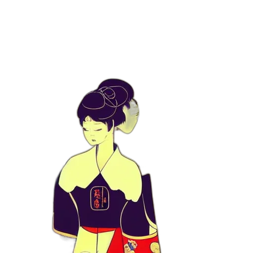 dress, jacket, staff, mask transparent PNG cut-out