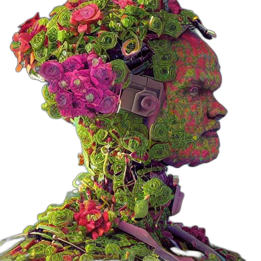 mask, face, robot, crown transparent PNG cut-out