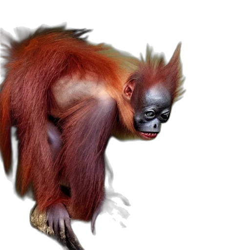 animal, creature, mask, hair transparent PNG cut-out
