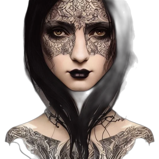 mask, face, dress, jewelry transparent PNG cut-out