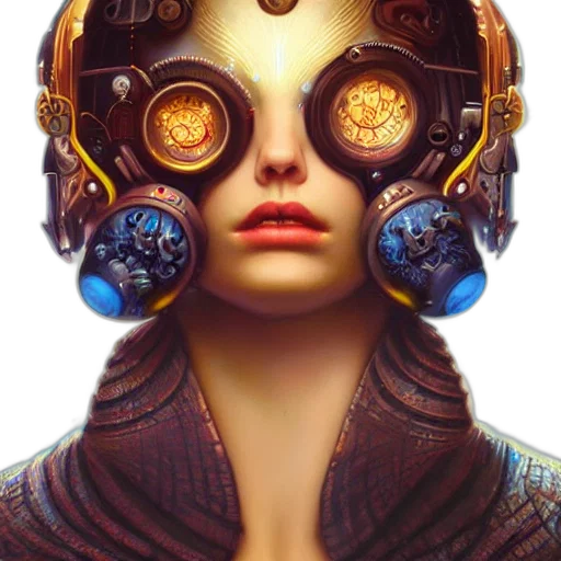 robot, mask, face, jewelry transparent PNG cut-out
