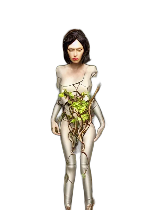 dress, creature, robot, jewelry transparent PNG cut-out