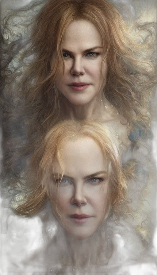 face, photorealistic, oil painting, fantasy art transparent PNG cut-out
