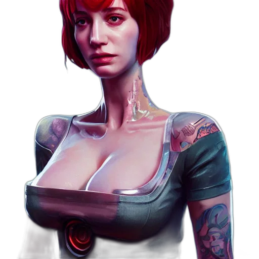 robot, face, dress, concept art transparent PNG cut-out
