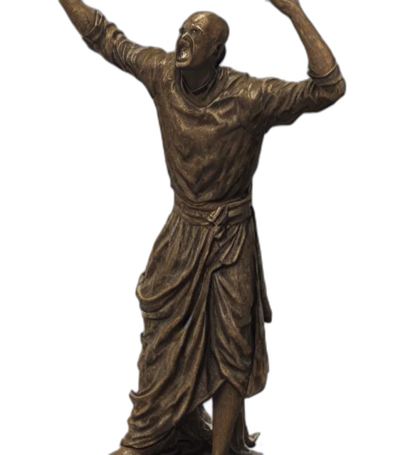staff, 3d render, photorealistic, photo transparent PNG cut-out