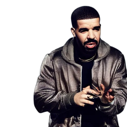 jacket, photorealistic, 3d render, drake transparent PNG cut-out