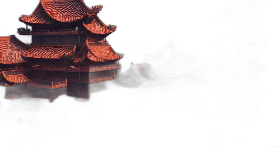 dragon, mask, hat, building transparent PNG cut-out