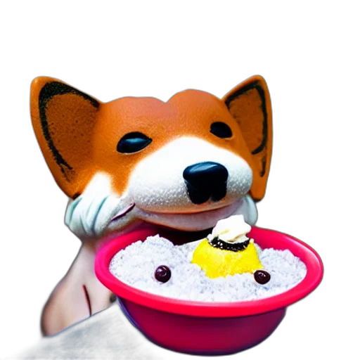 food, animal, staff, 3d render transparent PNG cut-out