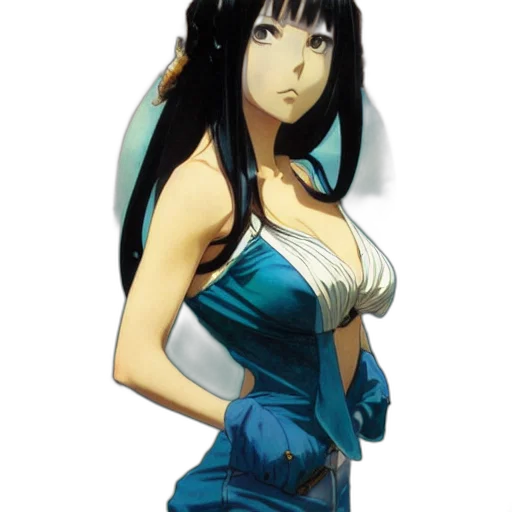 dress, concept art, anime, comic book art transparent PNG cut-out