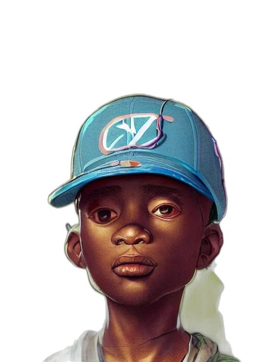 face, hat, creature, crown transparent PNG cut-out