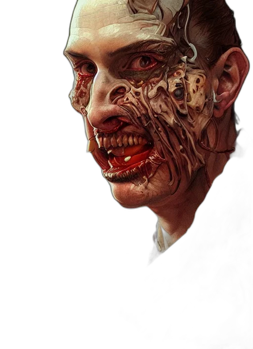 face, mask, creature, staff transparent PNG cut-out