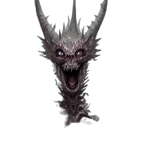 dragon, creature, mask, face transparent PNG cut-out