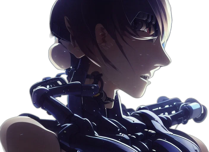 robot, face, jewelry, crown transparent PNG cut-out