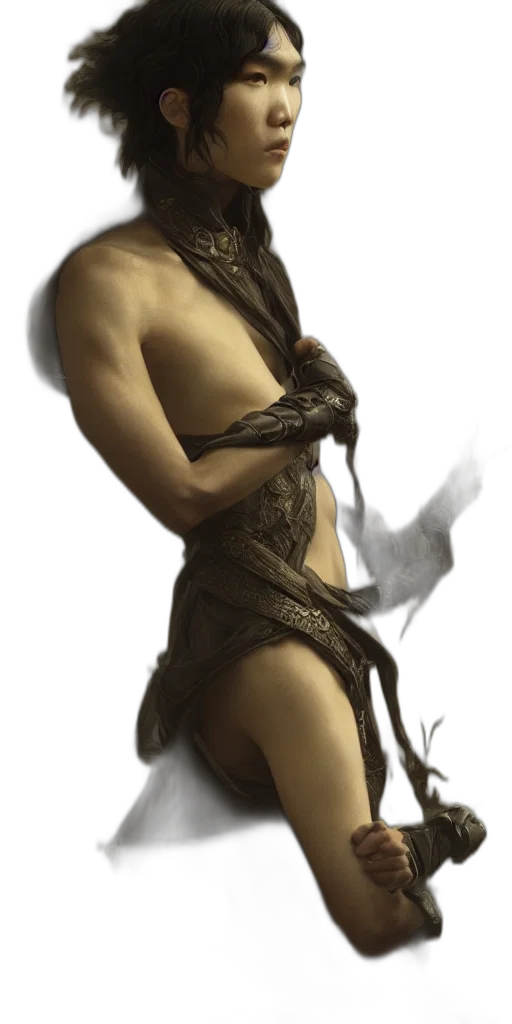 dragon, creature, mask, dress transparent PNG cut-out